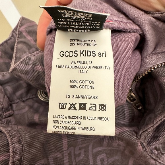 JUNIOR GCDS DENIM SKIRT size 8 - Picture 6 of 6